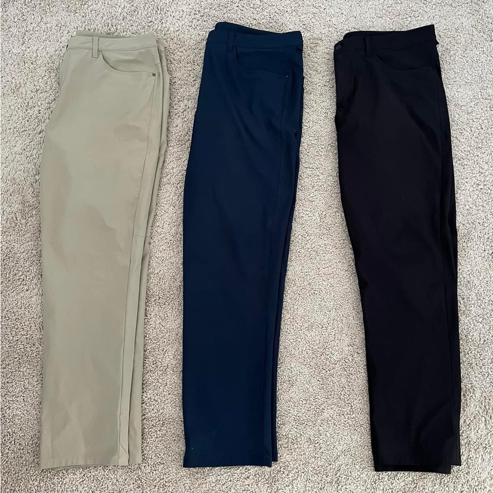 LOT OF 3: Lululemon ABC Classic Fit Pants